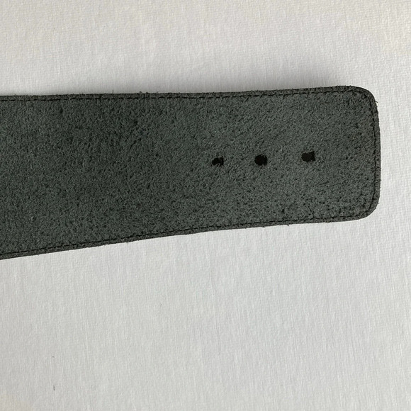 Vintage Gail Labelle Black Pebbled Leather Adjustable Belt - Picture 9 of 12